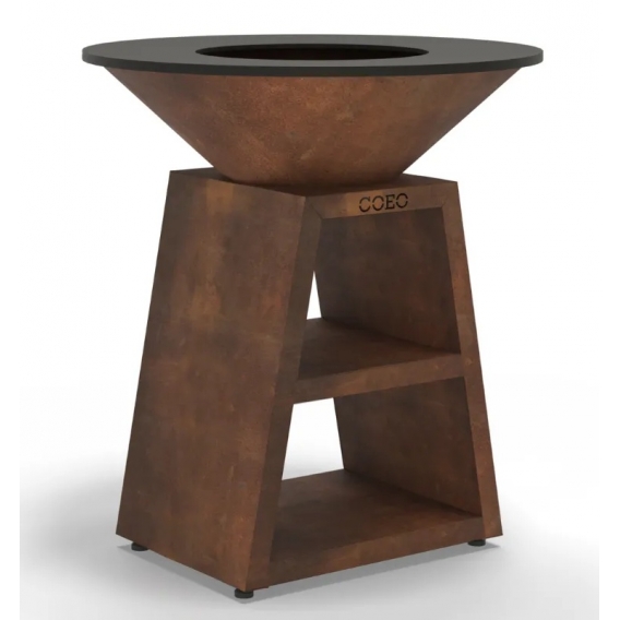 Obrázok pre Grilovacie ohnisko TRIO Ø98cm - CORTEN - 110 cm