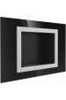 Obrázok pre Závesný biokrb Oscar čierny sklenený 900x630mm