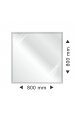 Obrázok pre Sklo pod krbové kachle štvorcové 800x800x6mm