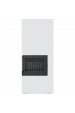Obrázok pre Modulárny krb SIMPLE 8 BOX biely ľavé presklenie