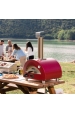 Obrázok pre Pizza pec PORTABLE na plyn - antique red