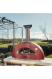 Obrázok pre Pizza pec MODERNO 2 na drevo - antique red