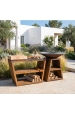 Obrázok pre Grilovacie ohnisko TRIO Ø98cm - CORTEN - 100 cm