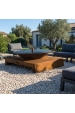 Obrázok pre Dizajnové záhradné ohnisko a gril COZY Ø98cm - CORTEN - 35cm